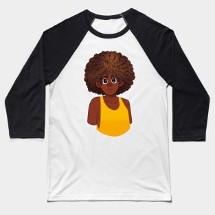 Radiant Afro Baseball T-Shirt